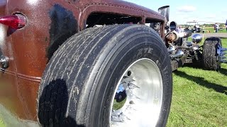 Mad Max 59 Cummins Turbo Diesel Rat Rod Walk Around Starting Revving and Spooling Up [upl. by Delamare]