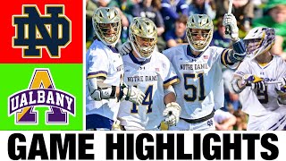 1 Notre Dame vs UAlbany Lacrosse Highlights  First Round  2024 College Lacrosse [upl. by Bordiuk546]