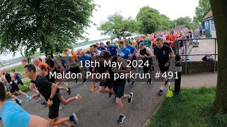 Maldon Prom parkrun 491  May 18th 2024 fast [upl. by Alvy]