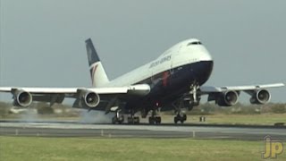 747 Classic Action at JFK [upl. by Noicpesnoc336]