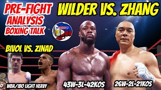 Wilder vs Zhang  Bivol vs Zinad WBAIBO  Ford vs Ball WBA  Prefight analysis [upl. by Carberry]