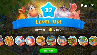 Township Level 37 Gameplay Part 2  townshipgameplay acstownship [upl. by Gavini]