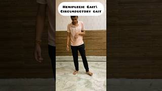 Pathological Gaits gaitanalysis abnormalgait medical physiotherapy trendingshorts fitness [upl. by Arihk]