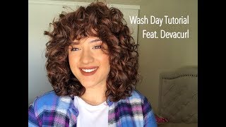 My Goto Naturally Wavy Hair Routine using Devacurl  Curly Girl Method  Irenes Beauty Times [upl. by Ehrsam657]