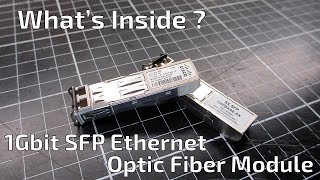 1Gbit SFP Ethernet Optic Module Teardown [upl. by Lalo]