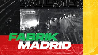 DJ Ballesteros  Fabrik Madrid España [upl. by Naujat241]