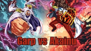 Garp vs Akainu What If Sengoku Didn’t Stop Garp at Marineford [upl. by Tammany508]