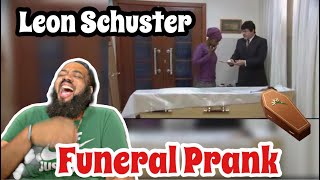 😂 LEON SCHUSTER COFFINFUNERAL PRANK SHUKS TSHABALALA REACTION [upl. by Htiduj]