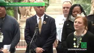 St Patricks Day News Conf 3519  Chippewa Square [upl. by Delahk]