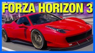 Im Way Better at Racing Than Football  Forza Horizon 3 Gameplay with Steering Wheel [upl. by Ihcego]