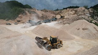 The process of a Limestone Quarry [upl. by Lahcear441]