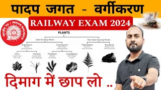 Railway Exams 202425☘️ Plant Kingdom  ClassificationWhat is Cryptogams amp Phanerogams  Alok sir [upl. by Chassin]