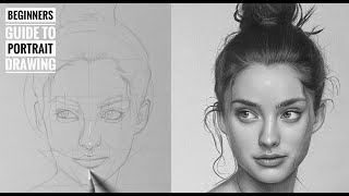 A Beginners guide to portrait drawing in realtime [upl. by Erlinna]