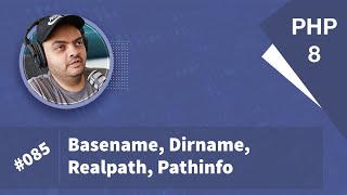 Learn PHP 8 In Arabic 2022  085  Basename Dirname Realpath Pathinfo [upl. by Killam637]