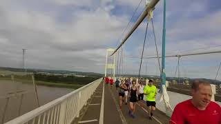 parkrun Routes Severn Bridge parkrun in 2mins [upl. by Eelegna]