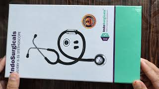 indosurgicals silvery II SS stethoscope FOR MEDICAL DENTAL BAMS nursing bhm STUDENTS [upl. by Eima615]