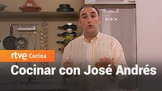 Platos de puchero Suquet de rape y picada  Vamos a cocinar con José Andrés  RTVE Cocina [upl. by Eta]