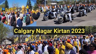 Calgary Nagar Kirtan 2023  calgary Calgarynagarkirtan2023 canada [upl. by Oivatco487]