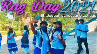 Rag Day  St Joseph school and collegeBonparaNatore  Ssc batch 2021  Chol bondhu chol song [upl. by Atiuqel]