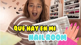 ¿😱Qué hay en mi NAIL ROOM Unboxing Soluciones de Espacio y NailRoom Tour 💅🫶🏻🥰 [upl. by Ahsimik]