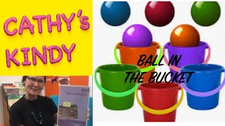 Ball in the Bucket  Abecedarian 3a Learning Game 138 [upl. by Lymann339]