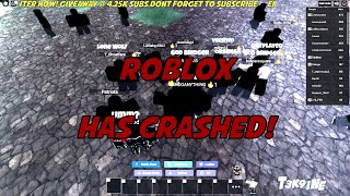 Roblox Is DOWN Reaction Funny FINAL MOMENTS BEFORE FULL SHUTDOWN [upl. by Eislek]