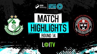 SSE Airtricity Mens Premier Division Round 14  Shamrock Rovers 20 Bohemians  Highlights [upl. by Akoyn]