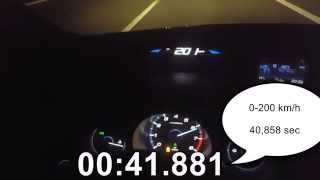 Honda Civic IX 18 iVTEC 0200 kmh Acceleration [upl. by Ilenna87]