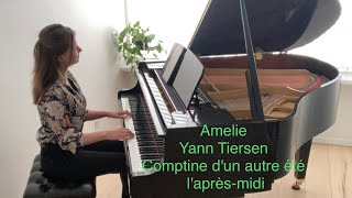 Amelie Theme  Comptine dun autre été laprèsmidi  Piano Solo  Yann Tiersen [upl. by Juetta793]