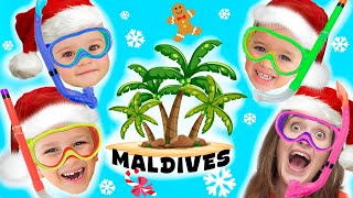 Vlad and Niki celebrate Christmas in the Maldives [upl. by Thoma]