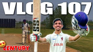 THE CENTURY VLOG😍 Cricket Cardio Century after 15 years🔥 40 Overs Cricket Match [upl. by Janelle]