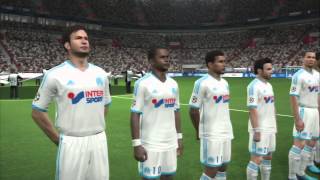 Barcelona  Olympique De Marseille Faces PES 2014  Intro  Relatos de Closs y Niembro [upl. by Aimee]