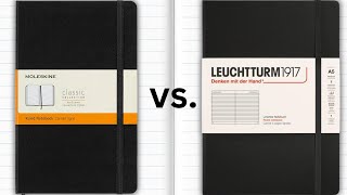 Moleskine vs Leuchtturm1917 Review amp Comparison 2024 [upl. by Bowers]