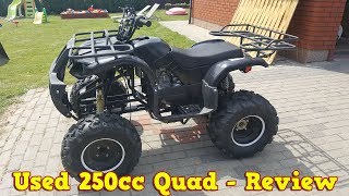 Cheap Chinese 250cc Quad ATV After 2 Years  Review  Test Run [upl. by Edrahs]