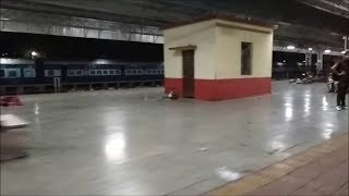 Onboard 11107 GwaliorVaranasi Bundelkhand Express  Late night arrival at Jhansi  Indian Railways [upl. by Marciano]