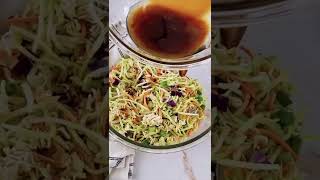 Simple Broccoli Slaw with Ramen Noodles [upl. by Yhtir]