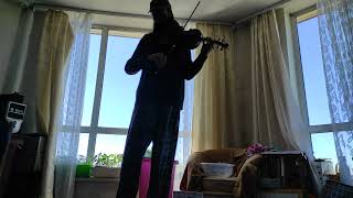 Kosta T violin 🎻 improve live acoustic solo violinist meditation realtime composition improvisation [upl. by Lasorella133]