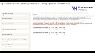 Customized Prostate Cancer Risk Screening Using Novel Nomograms With MRI [upl. by Aihcrop]