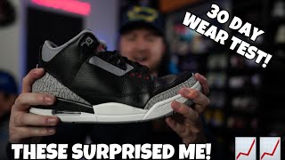 I WORE THE 2024 JORDAN 3 “BLACK CEMENT” FOR 30 DAYS STRAIGHT YOU WILL BE SURPRISED HOW THESE DID [upl. by Haskel]