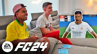 I Played FC24 with Rodrygo [upl. by Arline652]