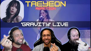 KPop Noobs React TAEYEON Gravity LIVE  StayingOffTopic taeyeongravity [upl. by Susie378]