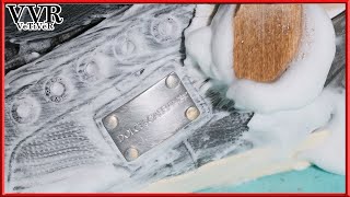 ASMR Clean amp restore DolceampGabbana plaque gray sneakers 4k [upl. by Muraida]