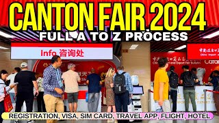 Canton Fair Registration  Full Process Guide to Canton Fair 2024  China Export and Import Fair [upl. by Brantley]