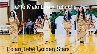 Folau Tribe Golden Stars 💫💫💫O le Malo Lea x Tala Ole Audio Sang by Tia amp Esther Petaia [upl. by Bili433]