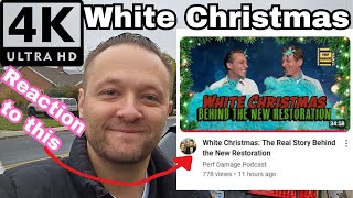 Reaction to White Christmas 4K Restoration Podcast  GO WATCH IT [upl. by Einaej]