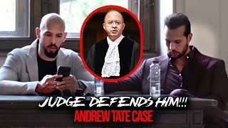 Andrew Tate DEFENDED By Judge At Court [upl. by Byran395]