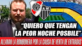 AUGUSTO CESAR CONTUNDENTE SOBRE EL PARTIDO DE RIVER  ALLANAN LA BOMBONERA [upl. by Noit935]