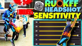 RUOK FF SENSITIVITAS HEADSHOT 2024 ⚙️  AIMBOT 🎯 FREE FIRE CONTROL SETTING SENSITIVITYCUSTOM HUD [upl. by Enytsirhc]