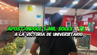 LE APOSTÉ 5 MIL SOLES A UNIVERSITARIO 💸🤑💸 [upl. by Andrea]