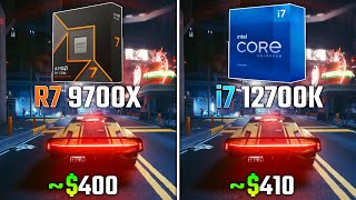 RYZEN 7 9700X vs INTEL i712700K  Test in 6 Games [upl. by Boniface945]